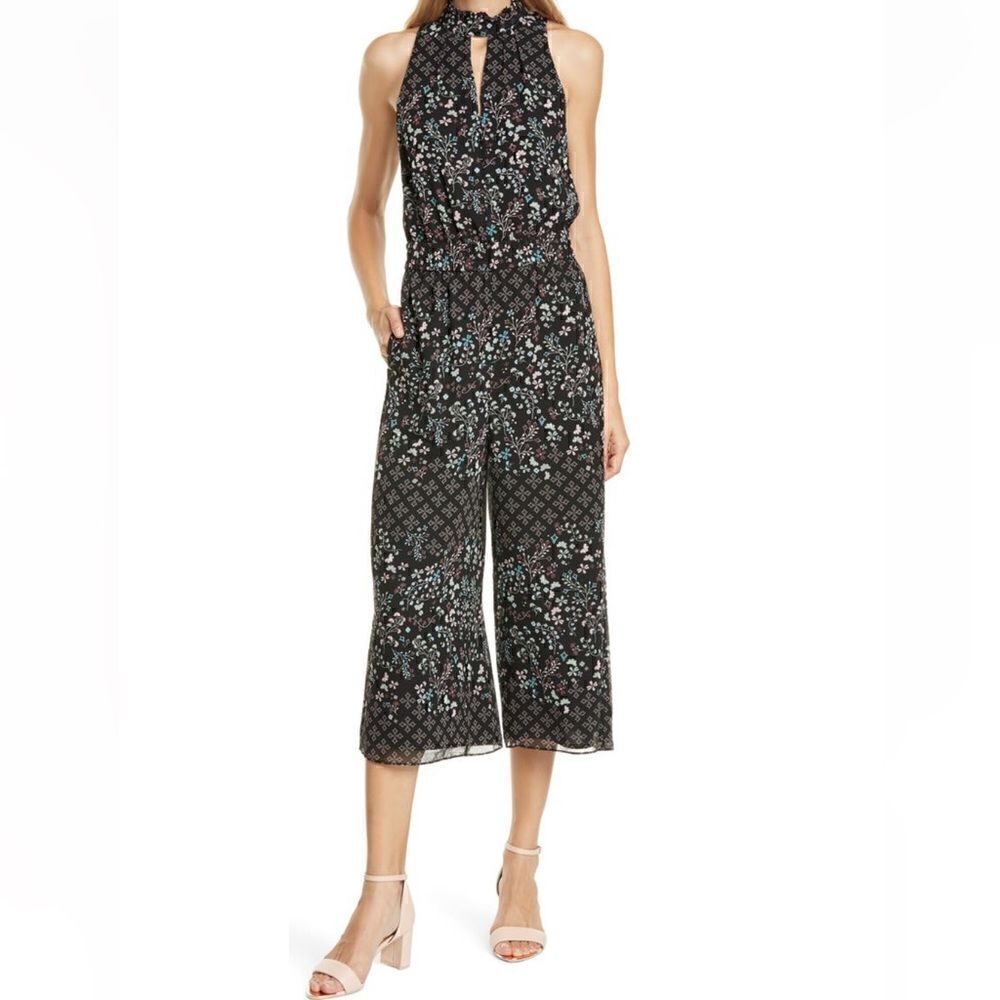 Ted Baker Marcila Hazel High Neck Wide Leg Jumpuit Size 1